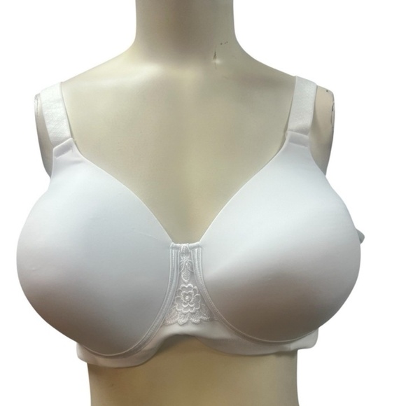 Vanity Fair, Woman Bra, White, Size 44C, Clasp Closure, Adjustable Straps.! - Picture 1 of 9
